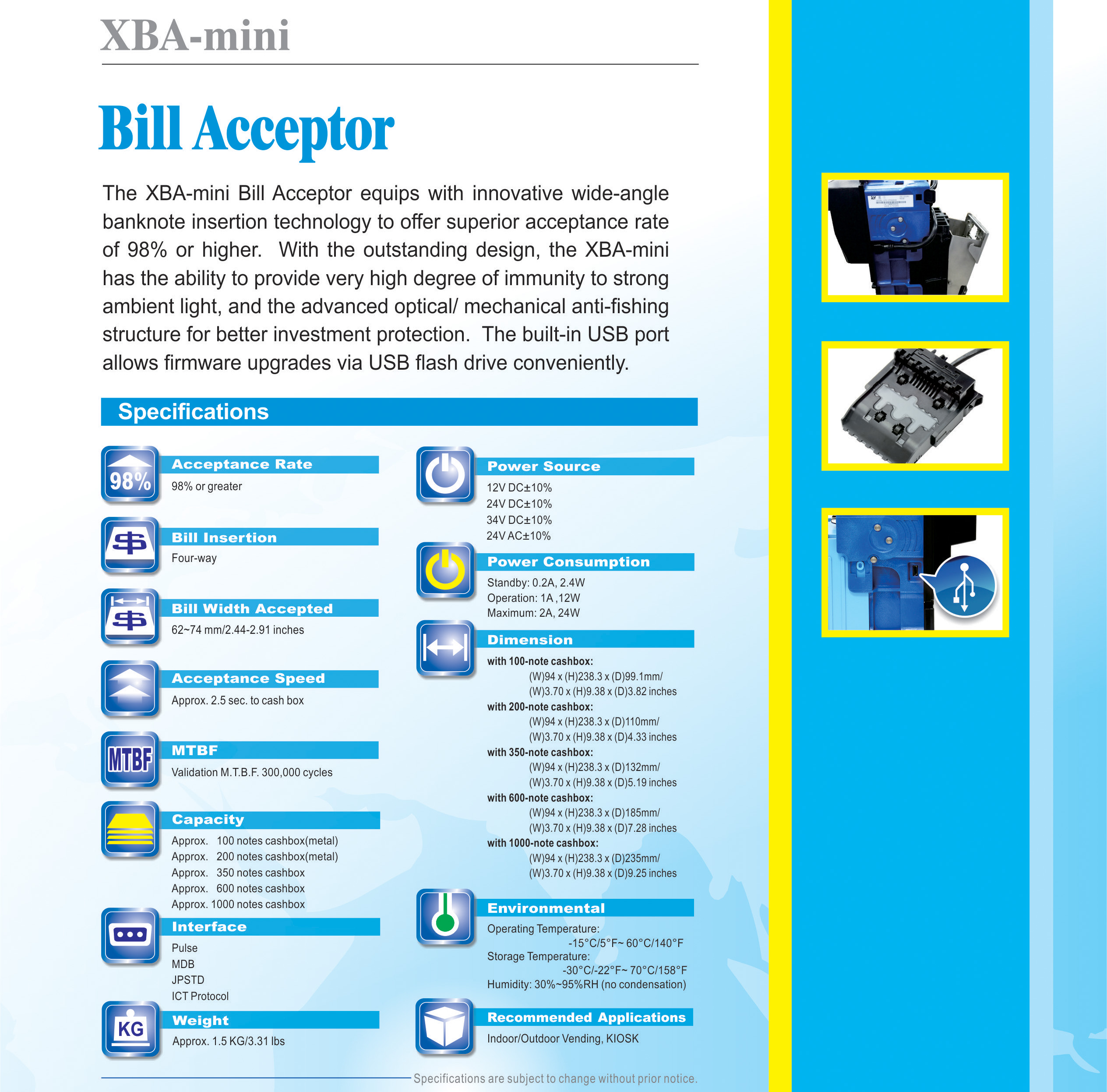 Bill_Acceptor_XBA Mini